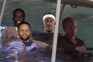 無作為！美媒吐槽鄧?yán)S：休賽期帶著勇士眾將各種玩水