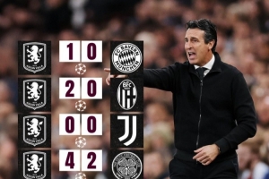 ???魔鬼主場！維拉近7個歐戰(zhàn)主場不敗，贏拜仁、巴黎，平尤文