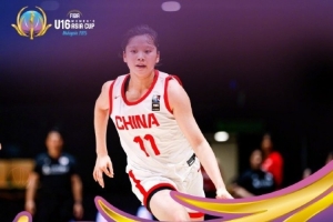 場(chǎng)均18.2分2.6板1.8助1斷！李沅珊入選本屆U16女籃亞洲杯最佳陣容