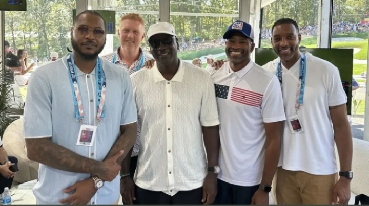 超巨集合！喬丹/安東尼/麥迪/卡特/斯卡拉布賴恩一起參加高爾夫賽