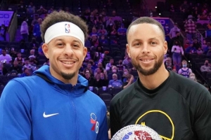 賽斯生涯三分命中率43.3%高于庫里！美媒：真水花兄弟！