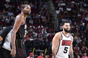 帕金斯：杜蘭特與優(yōu)秀控衛(wèi)搭檔時(shí)表現(xiàn)更好 在太陽(yáng)時(shí)就沒這種幫手