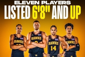 “高人”云集！老鷹新賽季陣容中13名球員身高2米03及以上