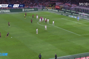 米蘭7分鐘領(lǐng)先！萊奧內(nèi)切遠射破門，激情滑跪慶祝