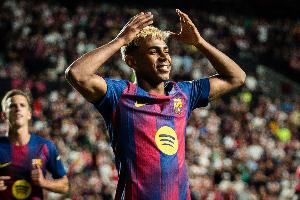 亞馬爾19歲之前歐冠打進7球超越勞爾，同年齡僅少于姆巴佩