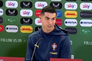 領(lǐng)到國家隊首紅！C羅賽前：希望別噓我太多 我發(fā)誓會努力做乖孩子