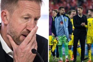 執(zhí)教瑞典開門黑！波特：1-4瑞士很痛苦，要冷靜對待球隊的崩盤