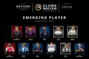 環(huán)足獎(jiǎng)2025年最佳新星候選：內(nèi)維斯、斯凱利、赫伊森、杜埃在列