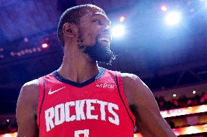 五大陣容！火箭戰(zhàn)騎士先發(fā)：阿門、杜蘭特、賈巴里、申京、亞當(dāng)斯