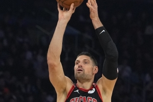 武切維奇第67場比賽0罰球拿到20+ 歷史第二多 僅次于克萊