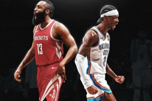 鍵盤(pán)俠|同樣是擅造犯規(guī)的進(jìn)攻殺器 但在季后賽巔峰哈登沒(méi)SGA強(qiáng)？