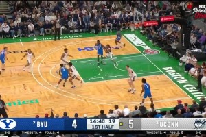 在凱爾特人主場進行！明年狀元大熱迪班薩今日砍瓜切菜25分