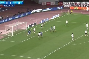 町野修斗跟進(jìn)搶點(diǎn)破門(mén)，日本2-0玻利維亞